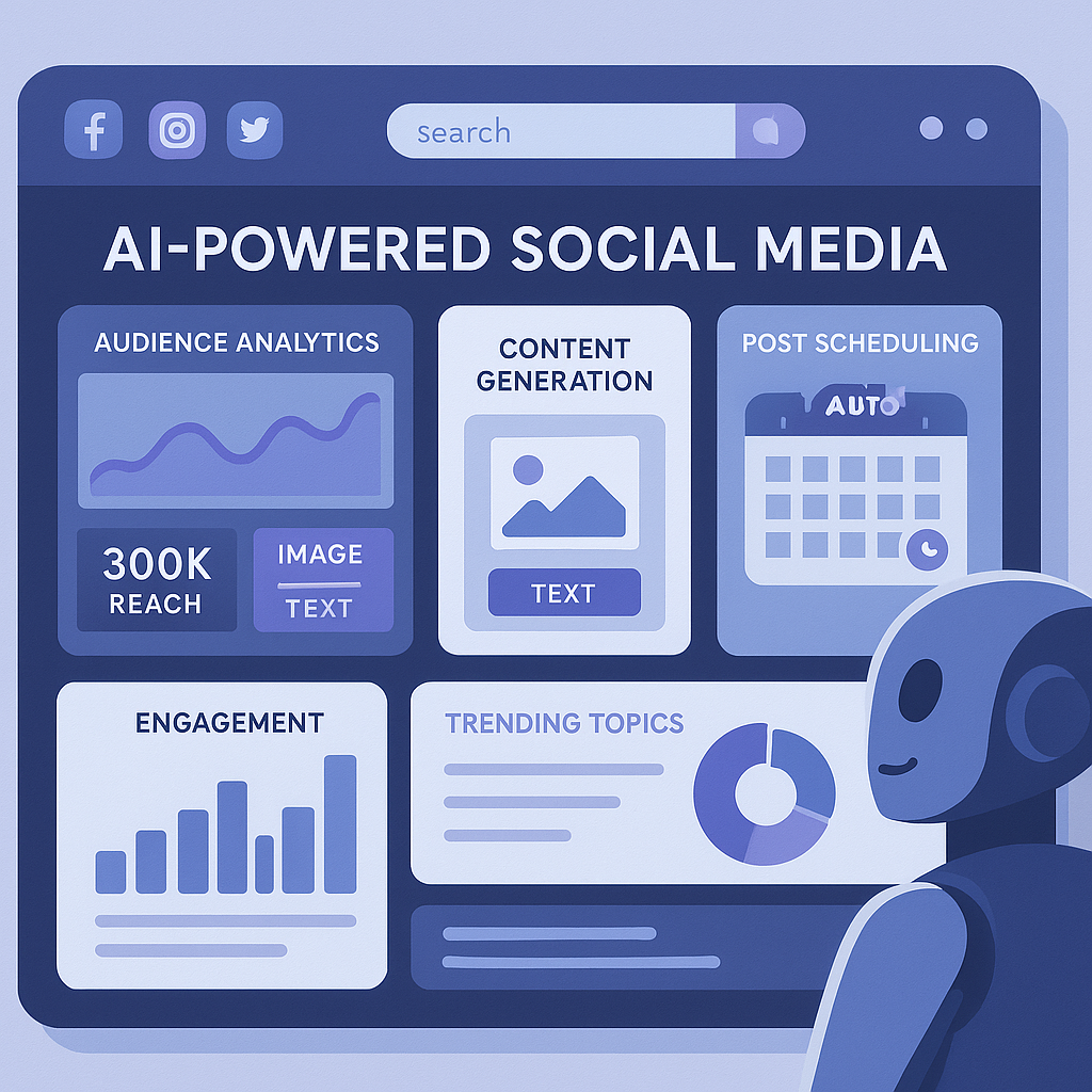 free AI tools for social media posts in 2025